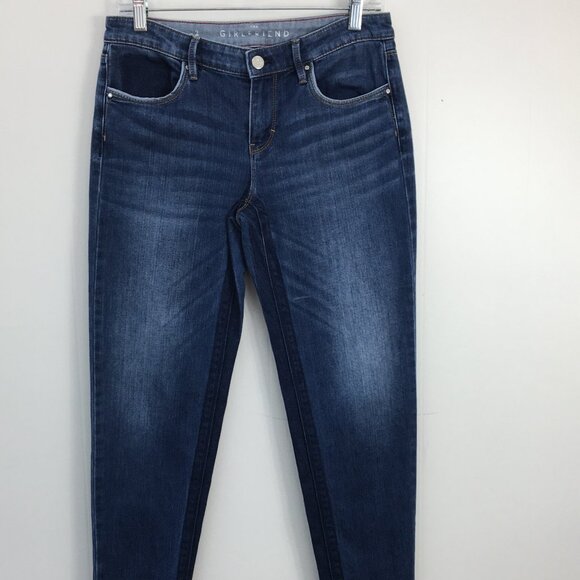 White House Black Market The Girlfriend Jeans Size 2 EXCELLENT Condition - Picture 1 of 8